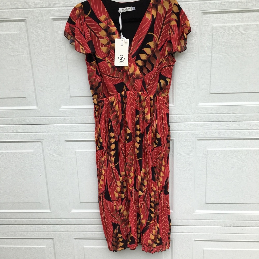 NWT COOLPLES MIDI DRESS SIZE LARGE